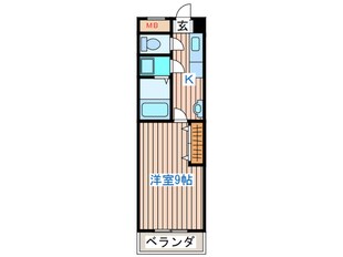 パークヒルズ上ノ台Ｂの物件間取画像